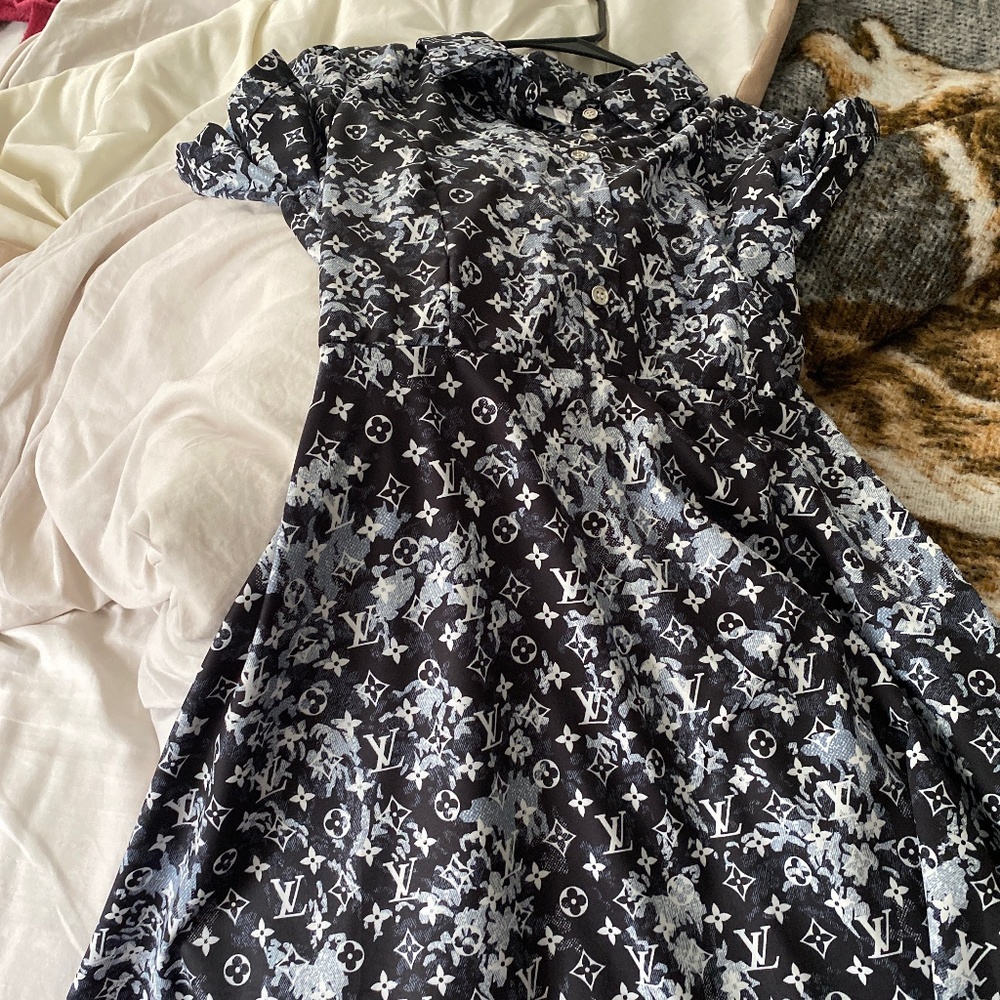 Summer dress blue